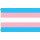 Flagge und andere Artikel im Transgender-Design