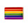 Flagge und andere Artikel im Regenbogen-Design
