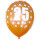 Ballons mit dem Zahlenaufdruck 25