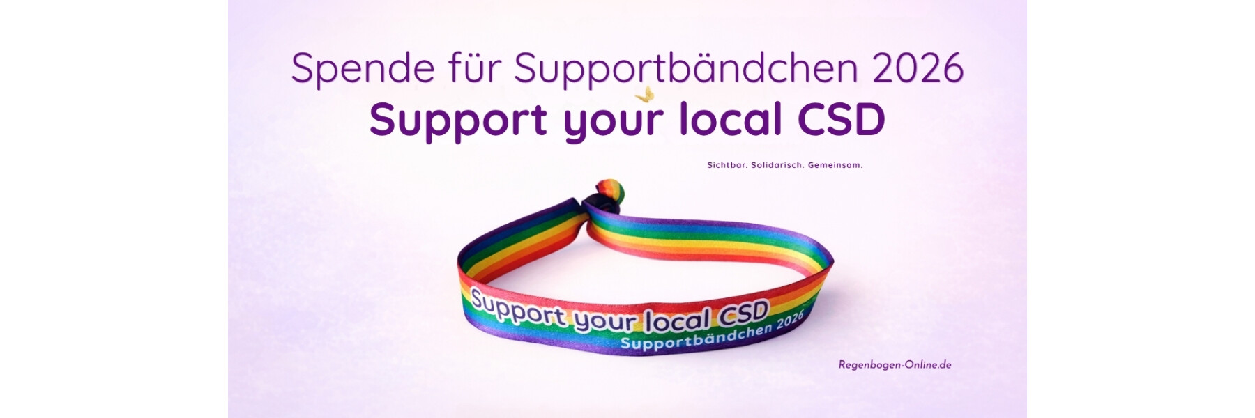 E Csds Supportbändchen-Projekt 2026 für kleine CSDs