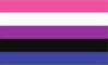 Genderfluid-Fahne