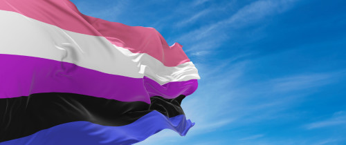 Genderfluid Flagge Banner