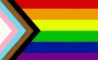 Regenbogen-Progress Fahne