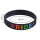 PRIDE Silikon-Armband Schwarz 12mm