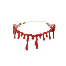Blut-Halskette Horror Schmuck zu Halloween/Fasching