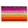 Lesbisch-Flagge Sonne 7-Streifen Rechteck 2,5cm LGBT