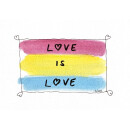 Kathl´s LGBT-Postkarte Pan Love 10 x 15cm