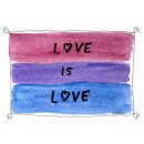 Kathl´s LGBT-Postkarte Bi Love 10 x 15cm