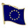 EU-Flaggen Pin Europäische Union