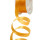 5 Meter Satinband Orange-Gold 15mm Stoffband