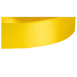 5 Meter Satinband Sonnenblumen-Gelb 15mm Stoffband