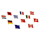Länder-Flaggen Pin / Anstecker