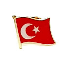 Türkei-Flaggen Pin / Anstecker