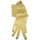 Nahtlose Nylon Handschuhe stretch Beige Hautfarben Drag