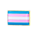 Transgender-Flagge Pin als Rechteck Pride