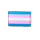 Transgender-Flagge Pin als Rechteck Pride