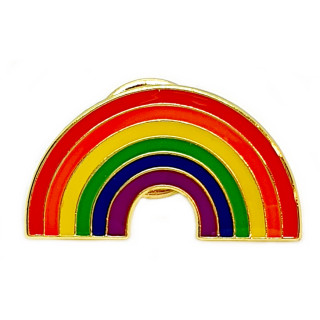 Regenbogen-Pins in Regenbogen Farben LGBT