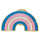 Regenbogen-Pins in Trans* Farben LGBT