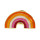 Regenbogen-Pins in Lesbisch neu / Sonne LGBT