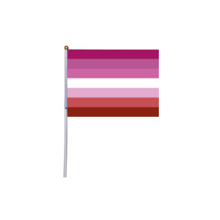 Lesbian/Lesbisch Hand-Fahne