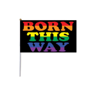 Hand-Fahne "Born this Way"