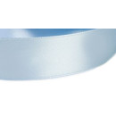 Satinband 1m Gletscherblau 25mm Stoffband Doppelseitig