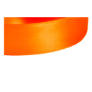 Satinband 1m warmes Orange 25mm Stoffband Doppelseitig