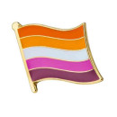LGBT-Flaggen Lesbisch-Sonne-5Farben Pins Pride Brosche