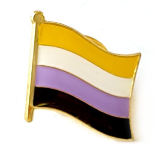 LGBT-Flaggen Non-Bin&auml;ry Pins Anstecker Pride Brosche