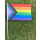 Regenbogen + Trans* Progess 2021 Hand-Flagge 20*14cm