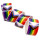 Regenbogen+Trans* Pride-Aufkleber 10St&uuml;ck 3x5cm CSD
