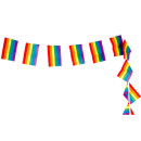 Pride-Regenbogen-Wimpelketten 5 Meter versch. Sorten