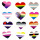 Aufkleber Herzform 1Stück Regenbogen PRIDE CSD Motive