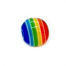 Bunte Regenbogen-Perle 6mm Acryl Einzeln