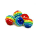 50 Bunte Regenbogen-Perle 8mm für Halsketten
