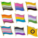 LGBT-Flaggen Genderfluid Pin Pride Anstecker