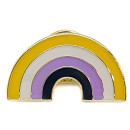 Regenbogen-Pins in Genderqueer LGBT