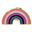 Regenbogen-Pins in Genderqueer LGBT