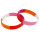 Armband Lesbisch Sonne-Design /RotOrange-Orange-Wei&szlig;-Pink-Violett / 12mm