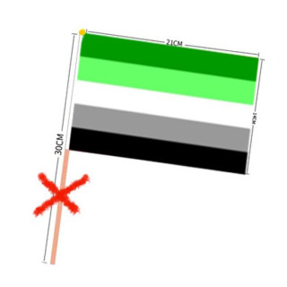 ARO-Hand-Flagge 21x14cm ohne Stiel