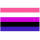 PRIDE-Hand-Flaggen Genderfluid 21x14cm mit Holzstab 30cm