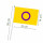 PRIDE-Hand-Flaggen Intersexuell 21x14cm  mit Kunststoffst&auml;bchen 30cm