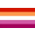 PRIDE-Hand-Flaggen Lesbisch Sonne 21x14cm  mit Kunststoffstäbchen 30cm