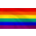 PRIDE-Hand-Flaggen Regenbogen 21x14cm  mit Kunststoffst&auml;bchen 30cm