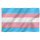 PRIDE-Hand-Flaggen Trans* ohne Stiel  21x14cm