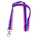 Lanyard Regenbogen Pride-Farben Pride-Lanyard mit Haken