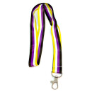 Lanyard Non-Binär mit Haken