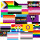 Verschiedene PRIDE Flaggen 90 x150cm Regenbogen