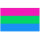 Polysexualität Pride Flagge 60*90cm Stolz PRIDE/ CSD