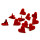 20 Herz-Klemmen in Rot 10 x 11mm für Brief und Geschenke